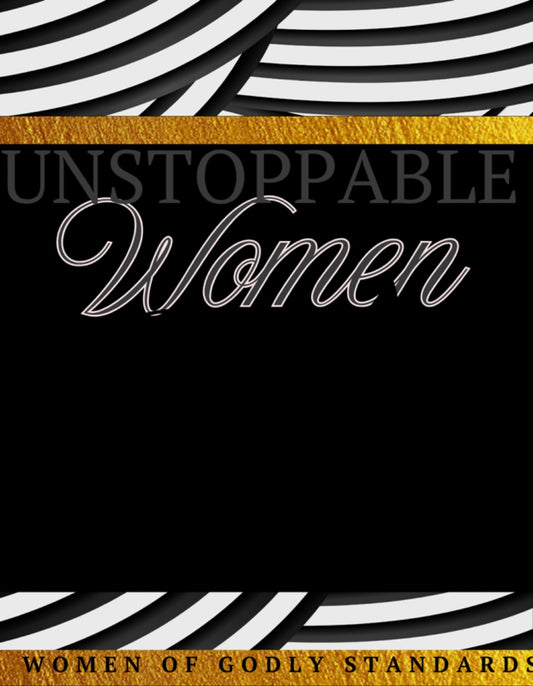 WOGS Unstoppable Women Zebra Gold T-Shirt