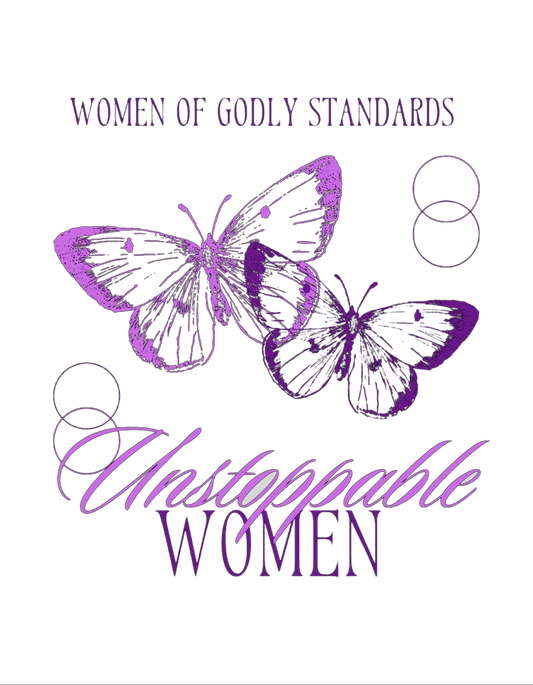 WOGS Unstoppable Women Butterfly T-Shirt